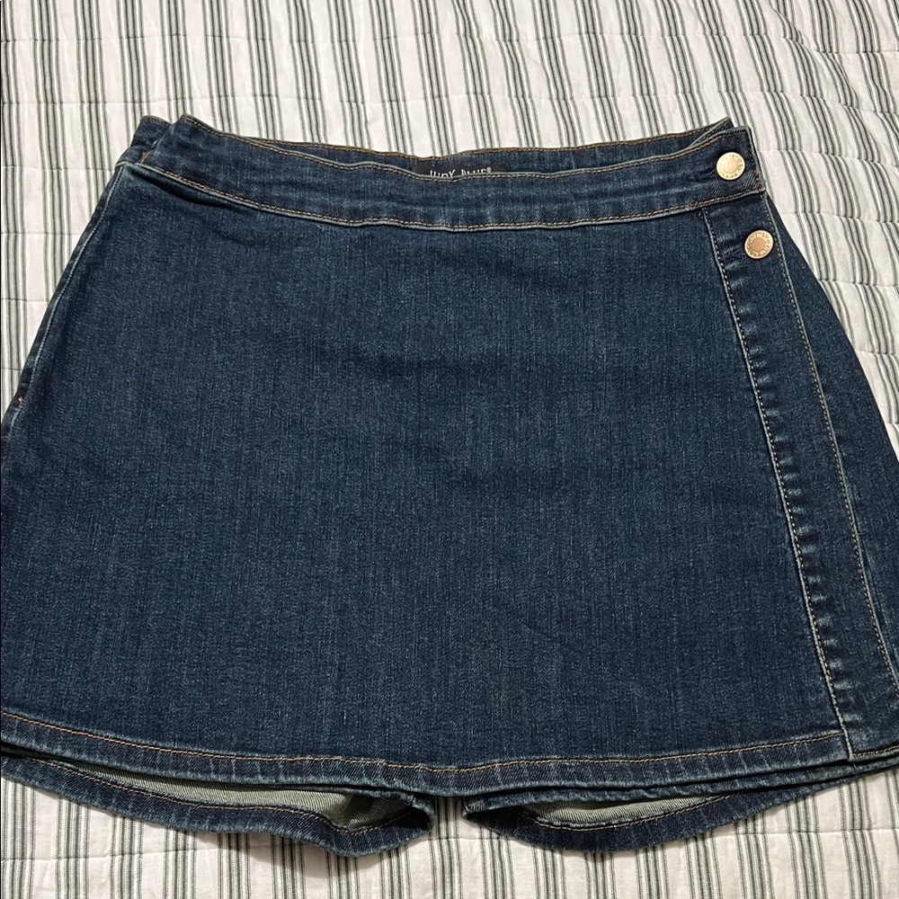 Judy Blue Women Large Blue Skort